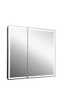 Зеркало-шкаф Mirror Box black Led 800х800 250_100_Array